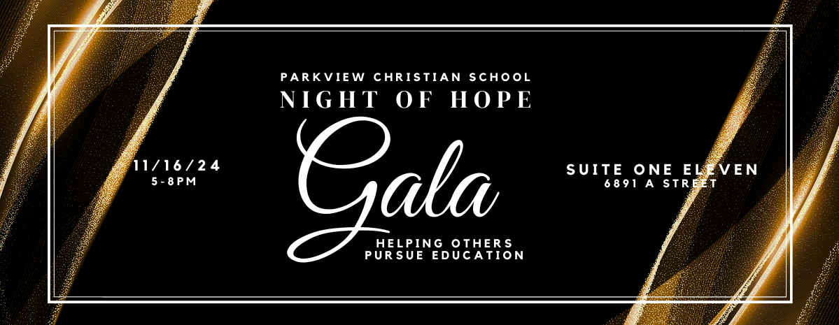 Parkview Christian School's Night of Hope